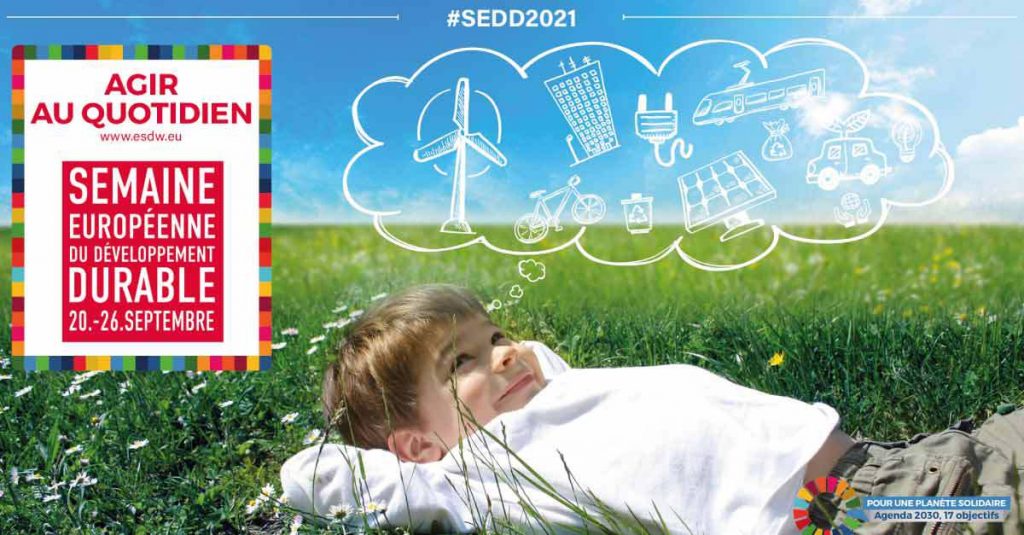L'édition 2021 de la semaine européenne du développement durable est lancée !