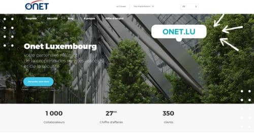 Au Luxembourg, partenaire référent de la propreté, des services associés et de la sécurité, Onet se dote d’un nouvel écosystème digital.